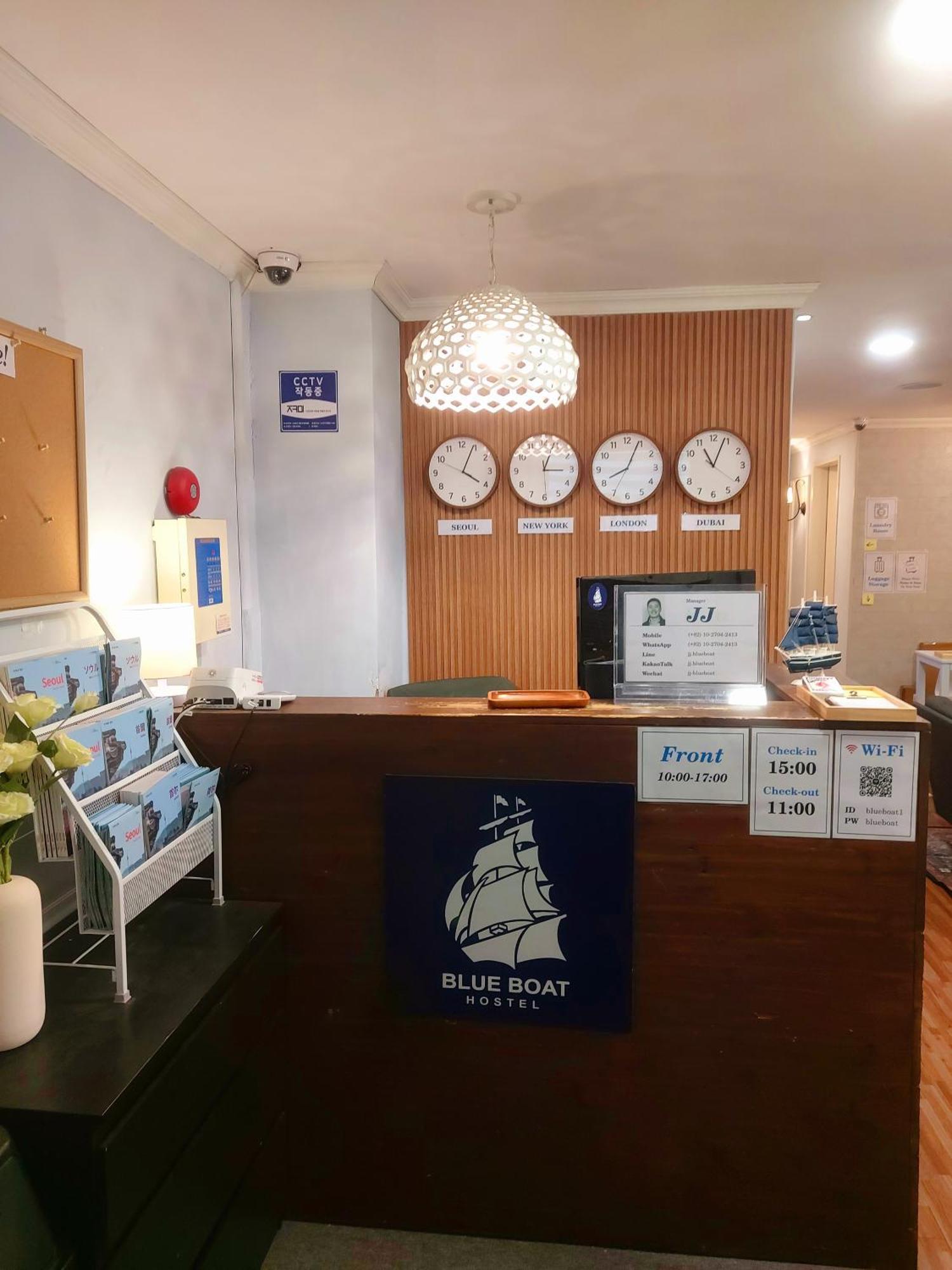 Blue Boat Hostel Myeongdong Seoul Exteriör bild